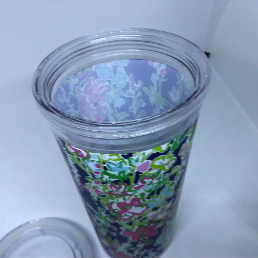Lilly Pulitzer Plastic Tumbler Floral Print‎